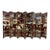 12 Panel 240 Inches Wide 1970s Asian Wooden Room Divider For Sale