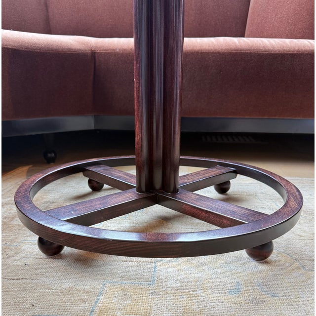 Brown Bentwood Style Café Table For Sale - Image 8 of 11