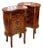French Louis XV Style Commode – 4 Drawer Accent Chest With Gold Leaf Details, Pair For Sale