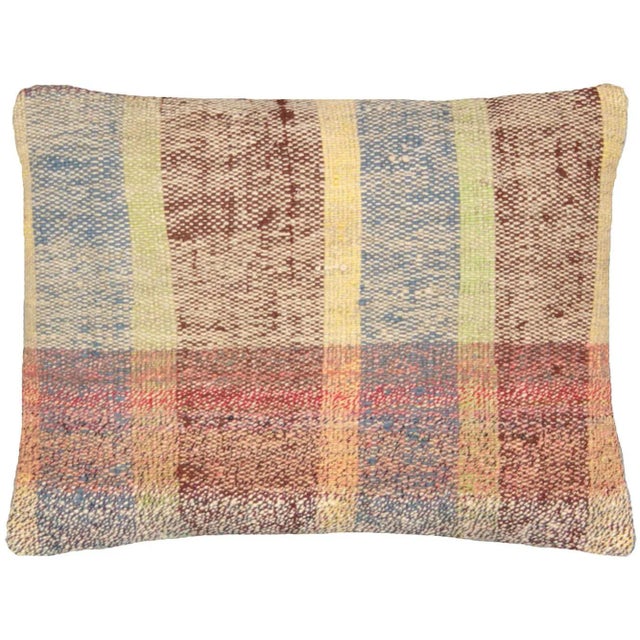 Traditional 1960s Turkish Hemp Pillow - 16" X 20" For Sale - Image 3 of 3