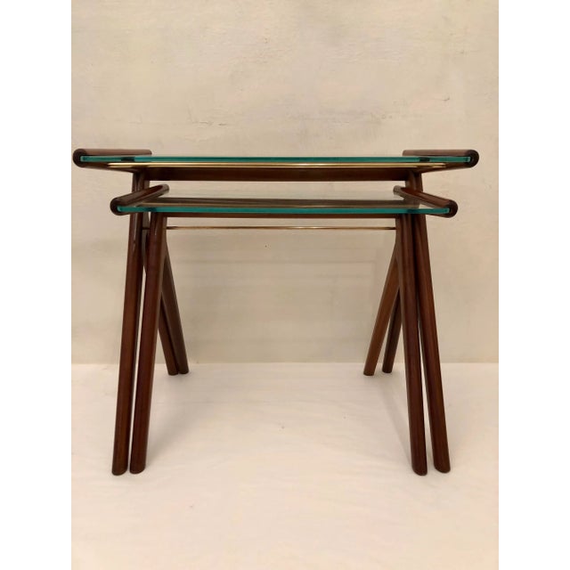 Wood Coffee Tables, 1950s, Set of 2 For Sale - Image 7 of 9