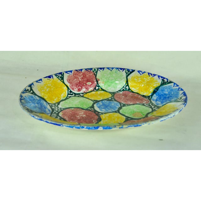 Hand Painted Portuguese Plate, 1930s For Sale - Image 12 of 12