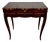 1940s French Louis XV Vanity Table with Mirror and Side Drop Leaves For Sale