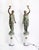 A monumental antique italian neo-classical pair of bronze 'libertas' figural torcheres set on shaped marble column bases...