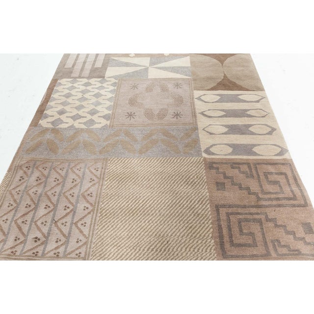 Taupe Contemporary Rug by Doris Leslie Blau For Sale - Image 8 of 12