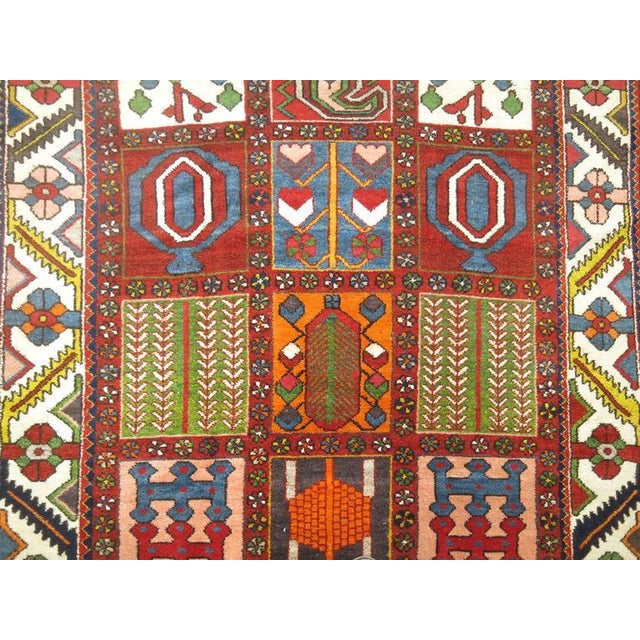 Mid 20th Century Zabihi Collection Vintage Persian Bakhtiari Carpet - 4'7" x 7'2" For Sale - Image 5 of 7