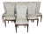 Large Set of 8 Louis XVI Style Side Dining Chairs For Sale