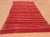 Vintage Moroccan Berber Kilim Rug in Burgundy, Pink and Orange Stripes 1960s For Sale - Image 9 of 12