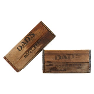 Dads Root Beer Wood Crates For Sale