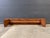 1970s Mid Century Modern Danish Teak and Leather Bench For Sale - Image 11 of 12