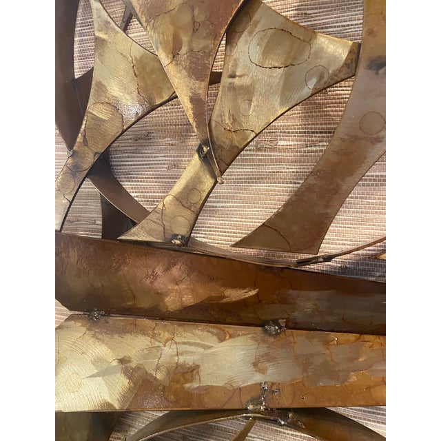 Mid-Century XL Brutalist Wall Sculpture For Sale - Image 10 of 13