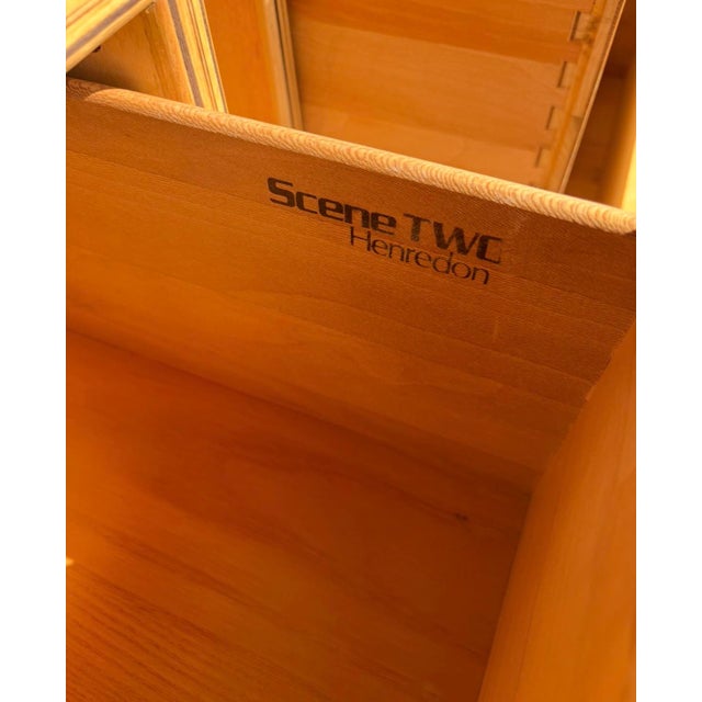 Henredon Scene Two Burl Nightstand Pair For Sale In Tampa - Image 6 of 14