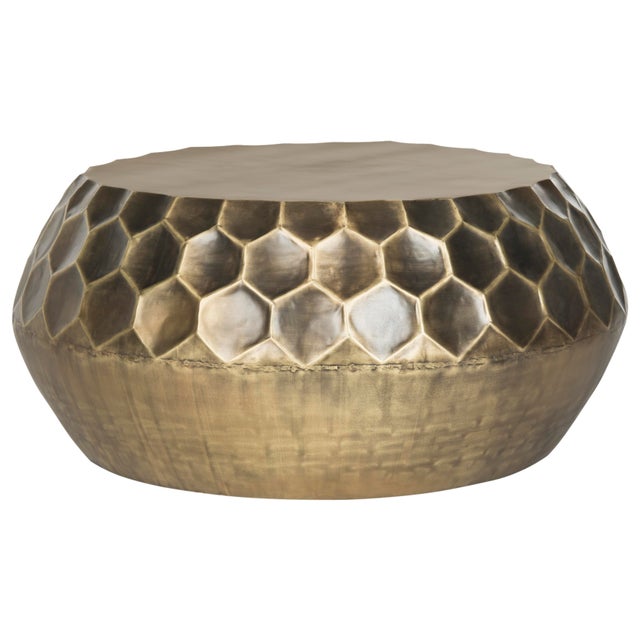 Reminiscent of the alluring sculptural masterpieces of Henry Moore and Jean Arp, this modern coffee table was designed for...