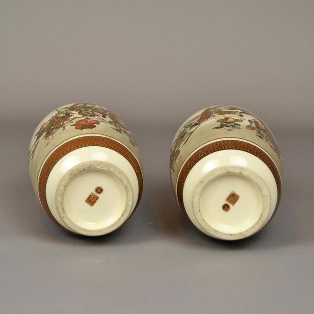 Antique Meji Vases, Japan, 19th Century, Set of 2 For Sale - Image 11 of 13