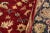 Red Shabby Chic Ziegler Red Blue Hand-Knotted Wool Rug - 9'1'' X 11'7'' For Sale - Image 8 of 8