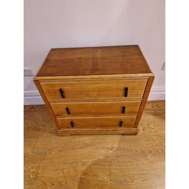 Art Deco Oak Chest of Drawers, 1930s For Sale - Image 12 of 17