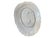 Charming and feminine, this sculptural ceramic platter features a softly ruffled silhouette with hand-painted blush pink...