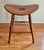 Cherry Amish Made Farmhouse Saddle Counter Stools - A Pair For Sale - Image 9 of 9