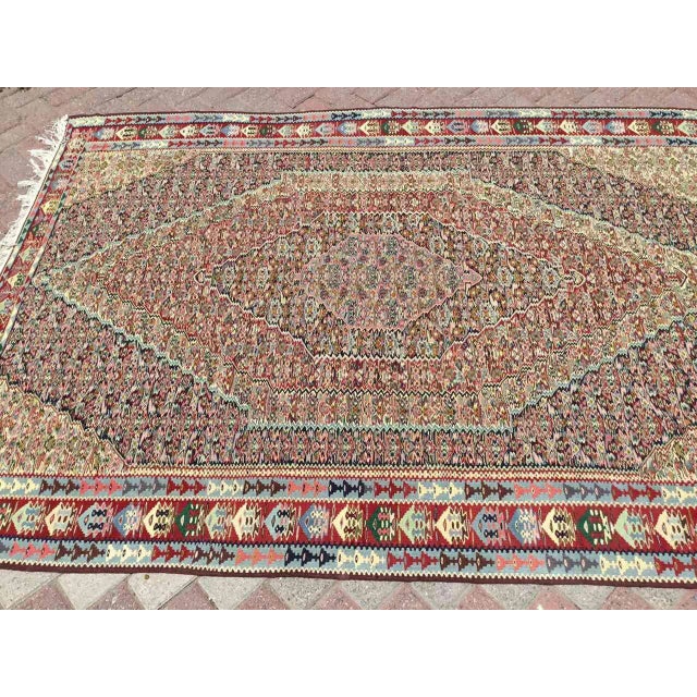Turkish Vintage Turkish Kilim Rug X For Sale - Image 3 of 10