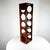 Modern Rosewood 5 Bottle Wine Holder Stand in Exotic Wood For Sale - Image 11 of 11