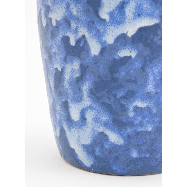 Blue American Arts and Crafts Pottery Vessels, 4 For Sale - Image 8 of 13