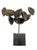 60s Artisan Made Mid Century Brutalist 8 Abstract Petals / 5 Candle Holder Danish Modern Candelabra For Sale - Image 10 of 11
