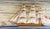 British Sailor's Woolwork of a Royal Navy White Fleet Frigate For Sale - Image 10 of 12