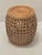 1970s Rattan & Caned Garden Seat Side Table For Sale - Image 5 of 6