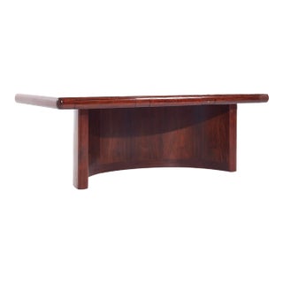 Dyrlund Mid Century Rosewood Skyline Executive Desk For Sale