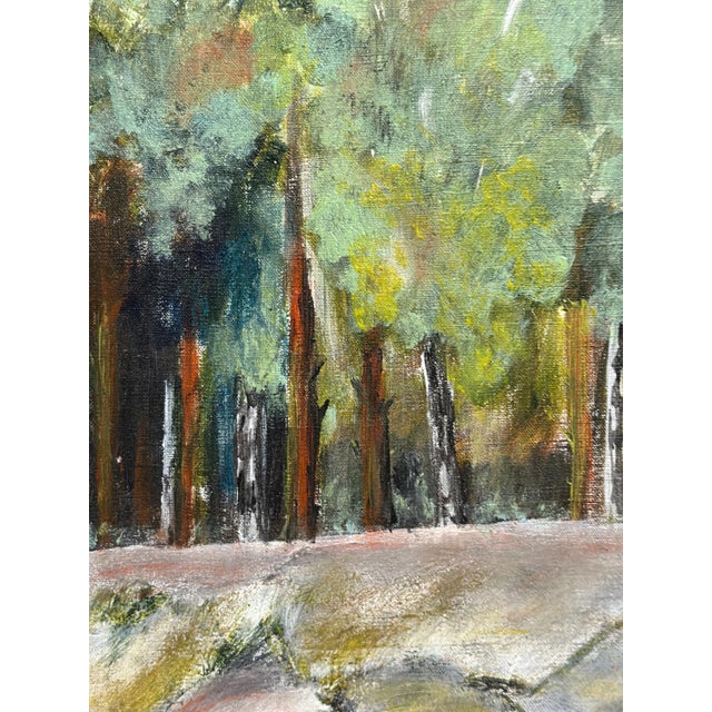 Kit, Stugan I Skogsbrynet, 1950s, Oil Painting on Canvas, Framed For Sale - Image 15 of 18