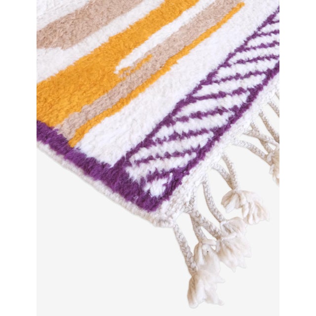 Moroccan Modern Wool Rug - 10 X 8.3 Ft For Sale - Image 4 of 8