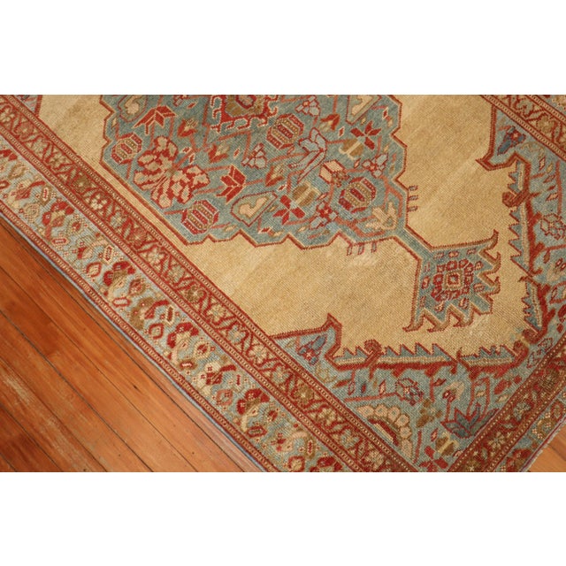 Early 20th Century Khaki Antique Rug, 3'4'' X 5'4'' For Sale - Image 5 of 9