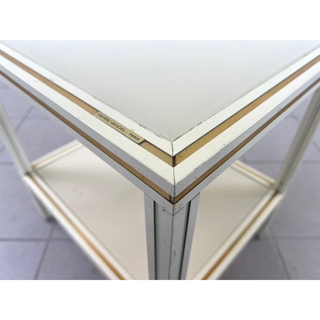 White Side Tables by Pierre Vandel – A Pair For Sale - Image 10 of 11