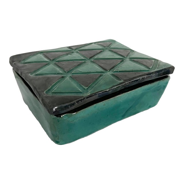 1960s Italian Ceramic Box For Sale