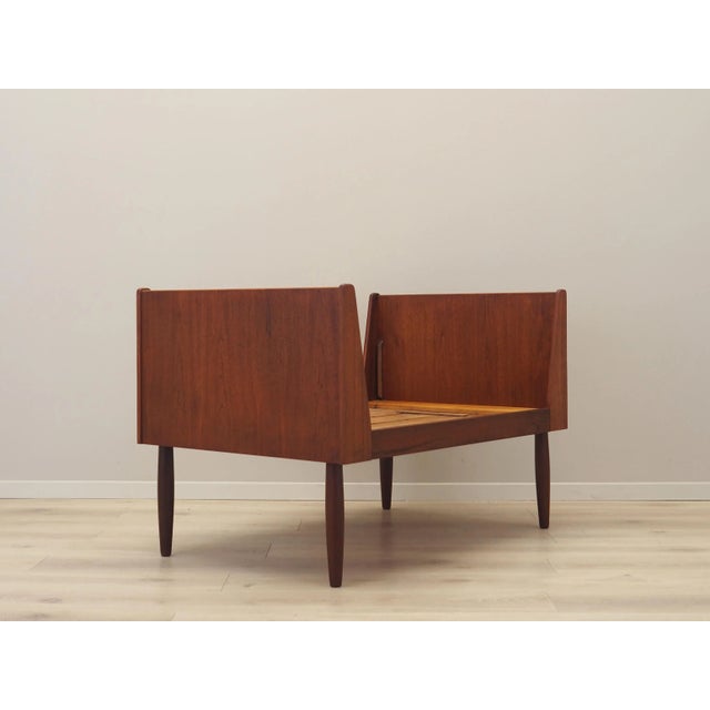 Vintage Danish Teak Bed, 1970s For Sale - Image 3 of 16