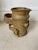 Fabulous handmade studio pottery vessel from the 1970’s. Terrific earthy shades of khaki, taupe, olive, burnt orange/rust...