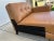 Ashcroft Furniture Co. Mid Century Modern Inspired Brown Leather Chaise Lounge For Sale In Lexington, KY - Image 6 of 13