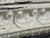 Distressed White Embossed Tin Architectural Wall Panel, Vintage For Sale - Image 10 of 12