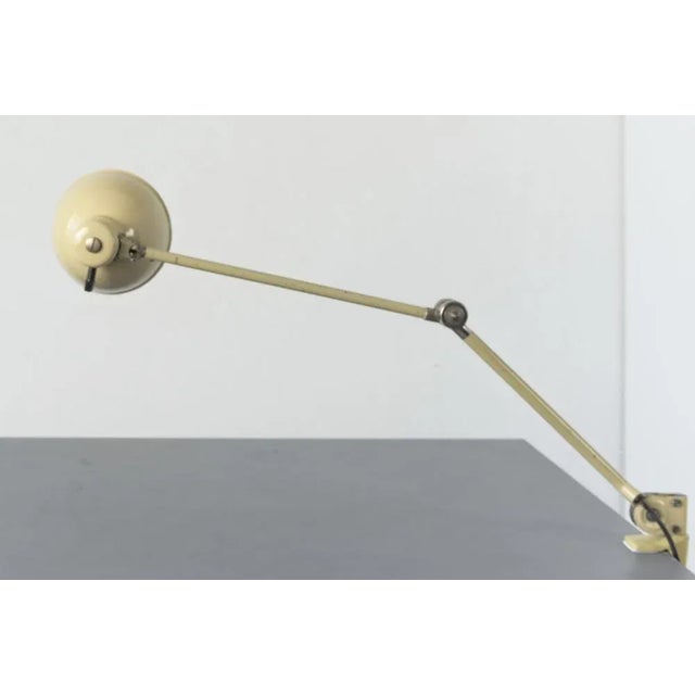 Swiss Cream-Colored Clamp Table Lamp from b.a.g. Turgi, 1930s For Sale - Image 4 of 18