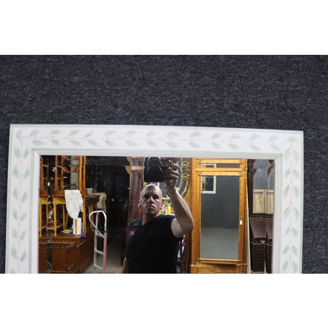 Painted Botanical Mirror Attributed to the Kellogg Collection For Sale - Image 4 of 7