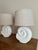 Vintage Spiral Shell Table Lamps With Linen Drum Shades - A Pair For Sale - Image 15 of 18