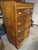 Art Deco 1940's Vintage Waterfall Dresser Tallboy Refurbished For Sale - Image 3 of 16