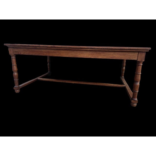 Antique French Embassy Oak Table For Sale - Image 14 of 17