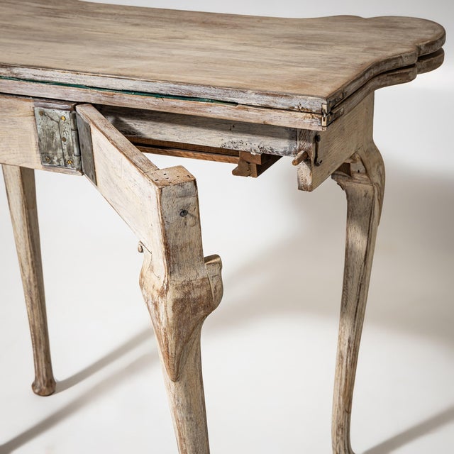 Wood Antique English Game Table, 1800s For Sale - Image 7 of 9