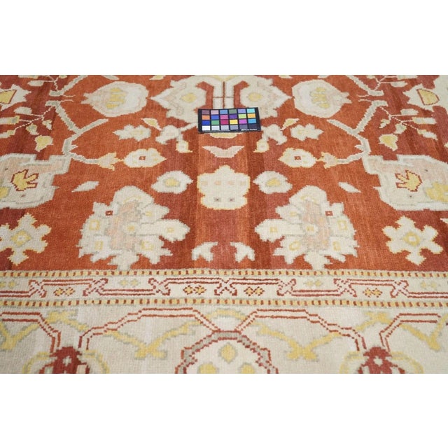 Oushak Rug 6' X 9' For Sale - Image 9 of 10