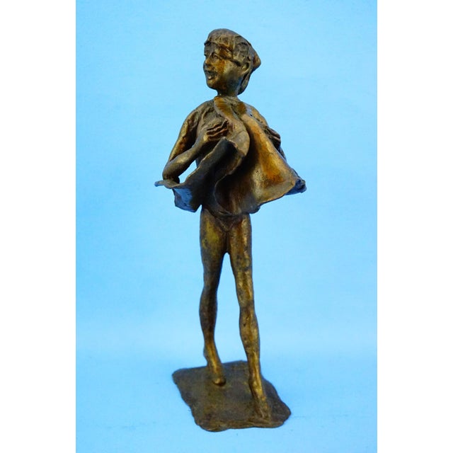Measurements: height: 25 cm; width: 11.5 cm; depth: 9 cm; weight: 1.439 kg item : a magnificent antique patinated bronze...