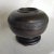 Metal 1940s Bronze Vessel With Floral Details and Wooden Base For Sale - Image 7 of 7