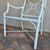 Vintage Palm Beach Chic Aluminum Armchairs – Target X-Back Detail - Set of 4 For Sale - Image 9 of 12