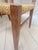 Mid-Century French Woven Abaca and Oak Side Chairs attributed to Adrien Audoux & Frida Minet, 1950s, Set of 2 For Sale - Image 8 of 12