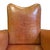 Burnt Orange Leather Club Chair by Bart Van Bekhoven For Sale - Image 8 of 14
